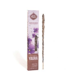 Incienso SAGRADA MADRE Yagra con Violetas y Lavanda